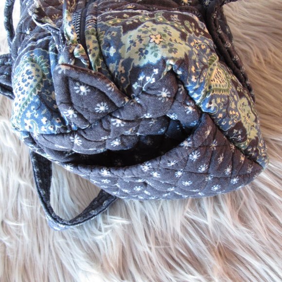 Vera Bradley Navy Floral Shoulder Bag - Picture 10 of 10